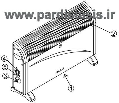 قطعات بخاری برقی 341F